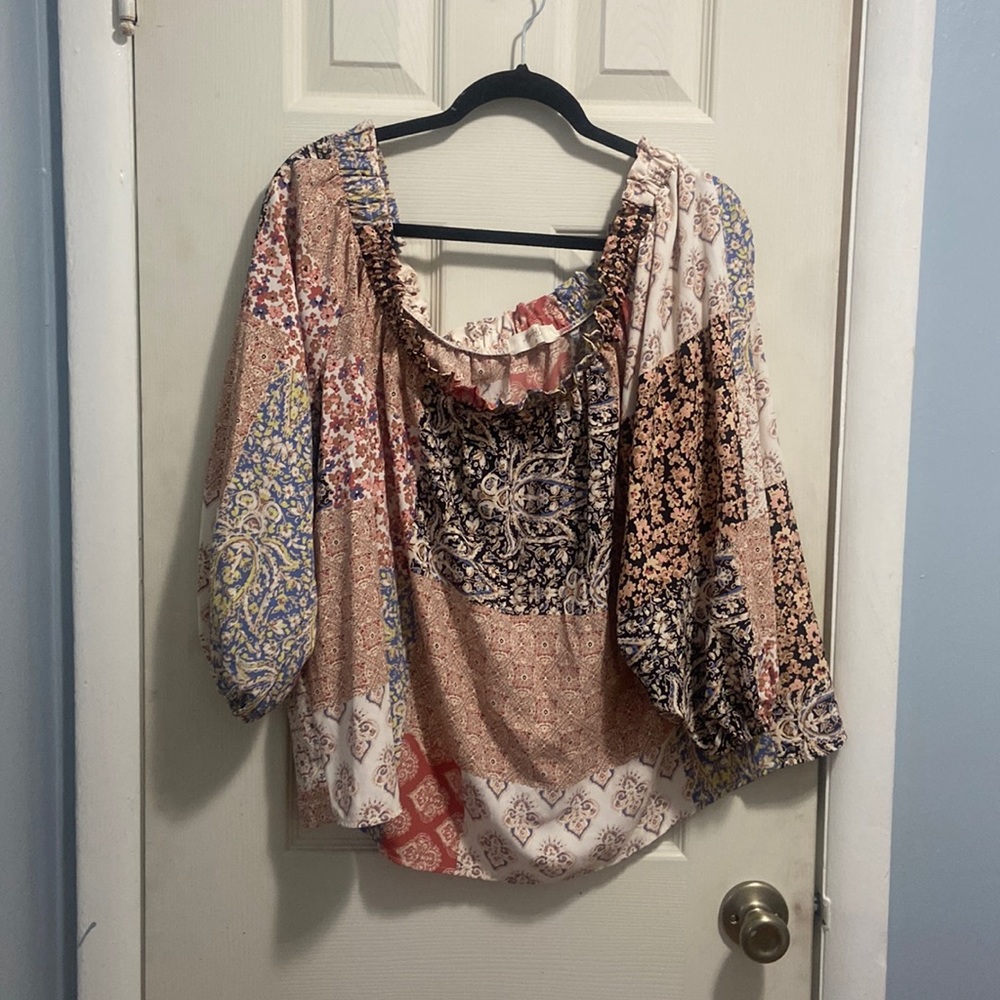 A Beautiful Soul off the shoulder long sleeve shirt size 1X